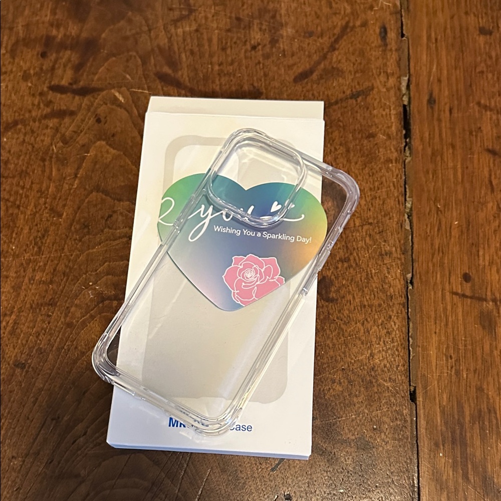Clear Shockproof iPhone 14pro Case, NIB - Picture 3 of 3